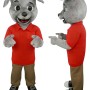 Cute Bulldog Mascot Costume