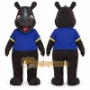 Happy Rhino Mascot Costume Happy Rhino Mascot Costume