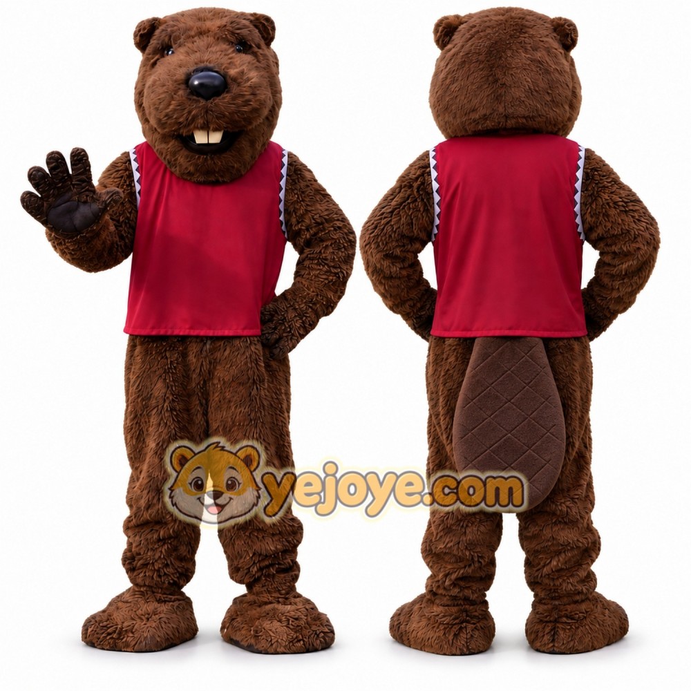 Adult Beaver Mascot Costume Adult Beaver Mascot Costume