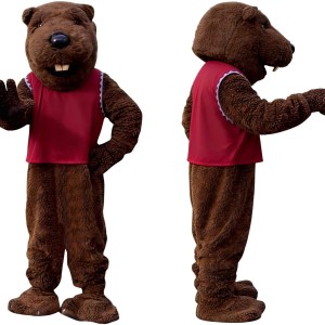 Adult Beaver Mascot Costume