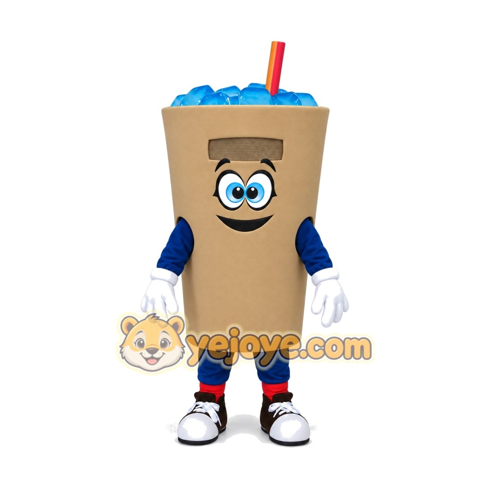 Coffee Cup Mascot Costume