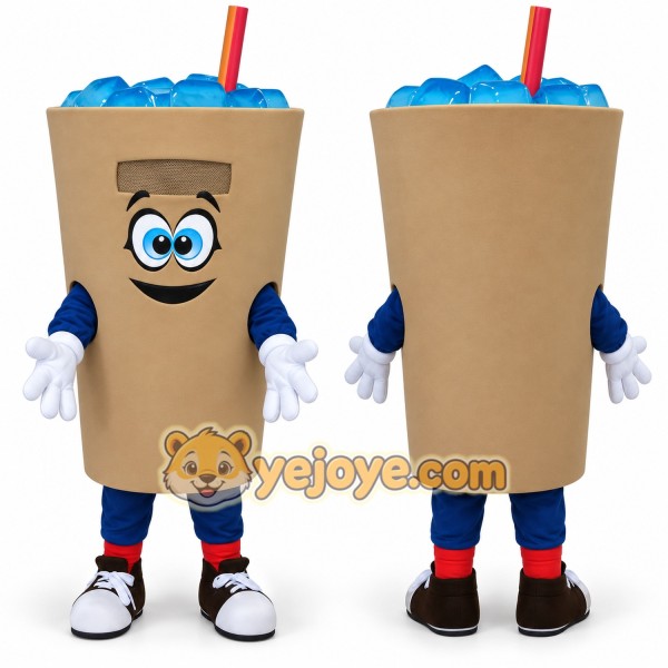 Coffee Cup Mascot Costume