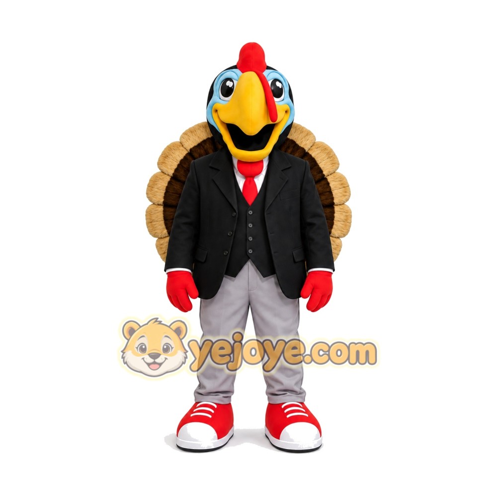 Cute Turkey Mascot Costume