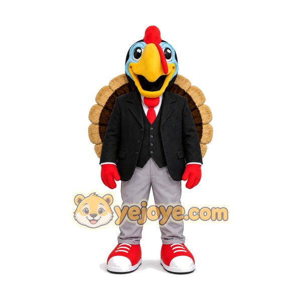 Cute Turkey Mascot Costume Cute Turkey Mascot Costume