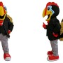 Cute Turkey Mascot Costume