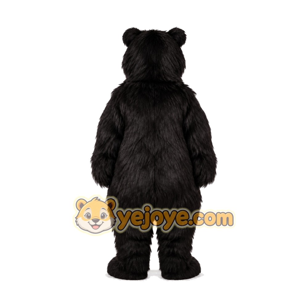 Realistic Black Bear Mascot Costume Realistic Black Bear Mascot Costume