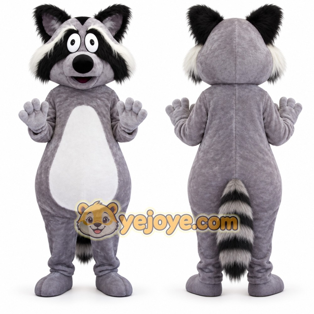 Realistic Raccoon Mascot Costume