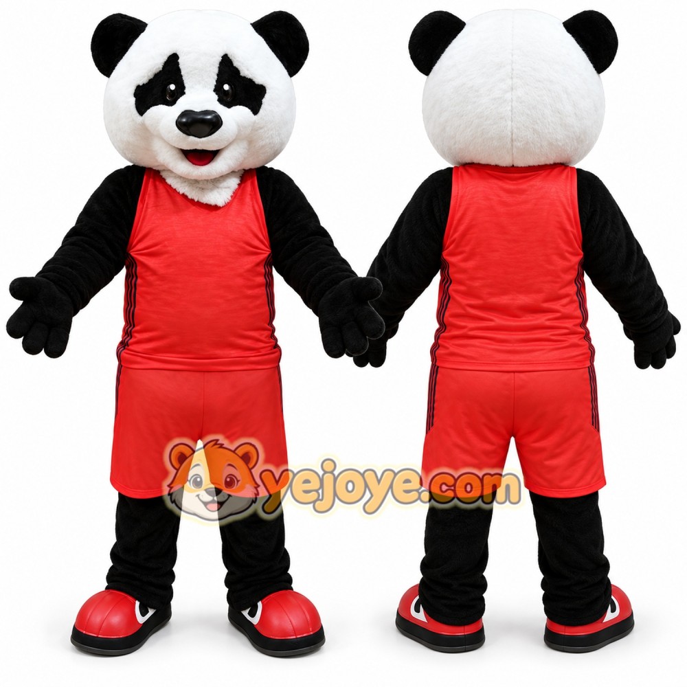 Sport Panda Mascot Costume