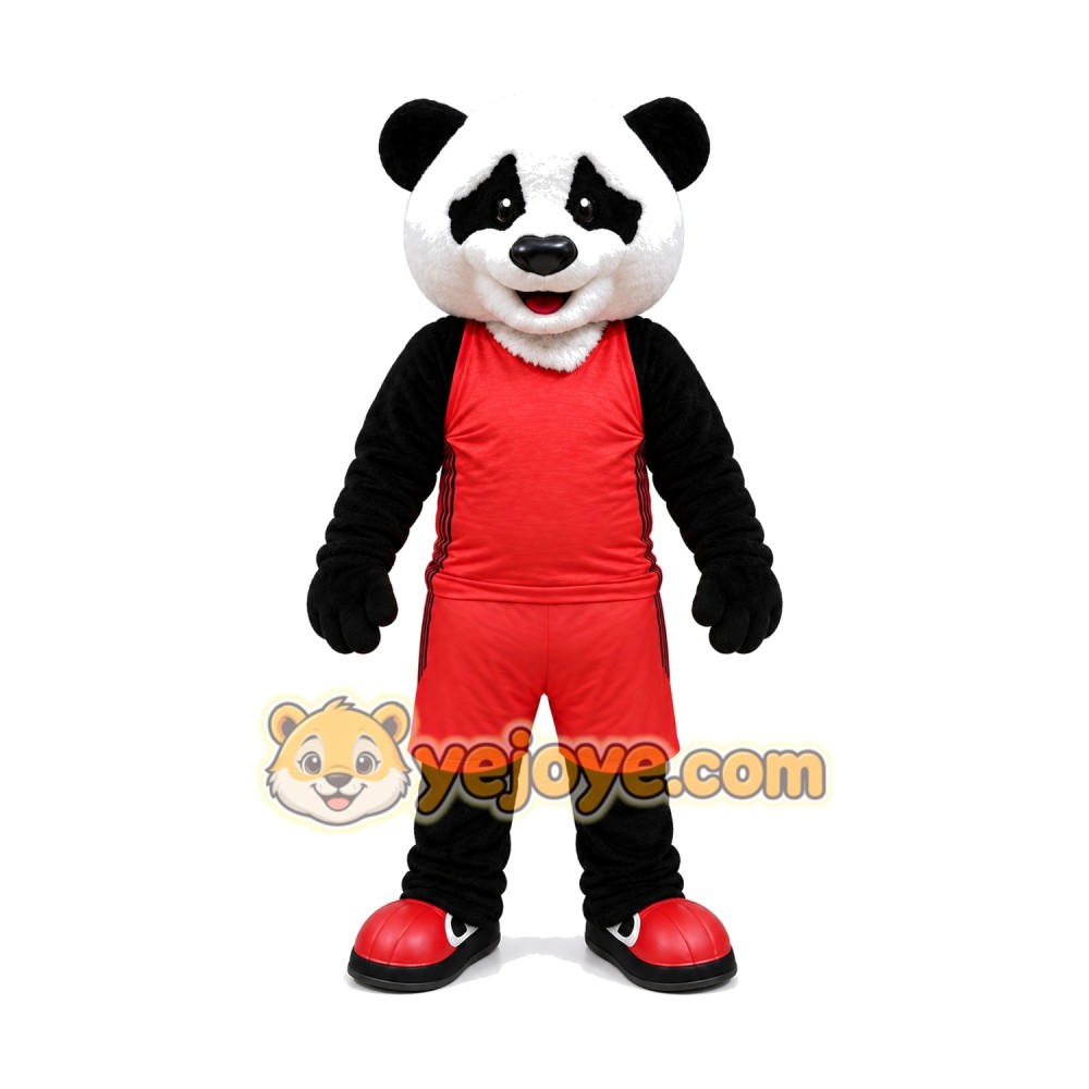 Sport Panda Mascot Costume