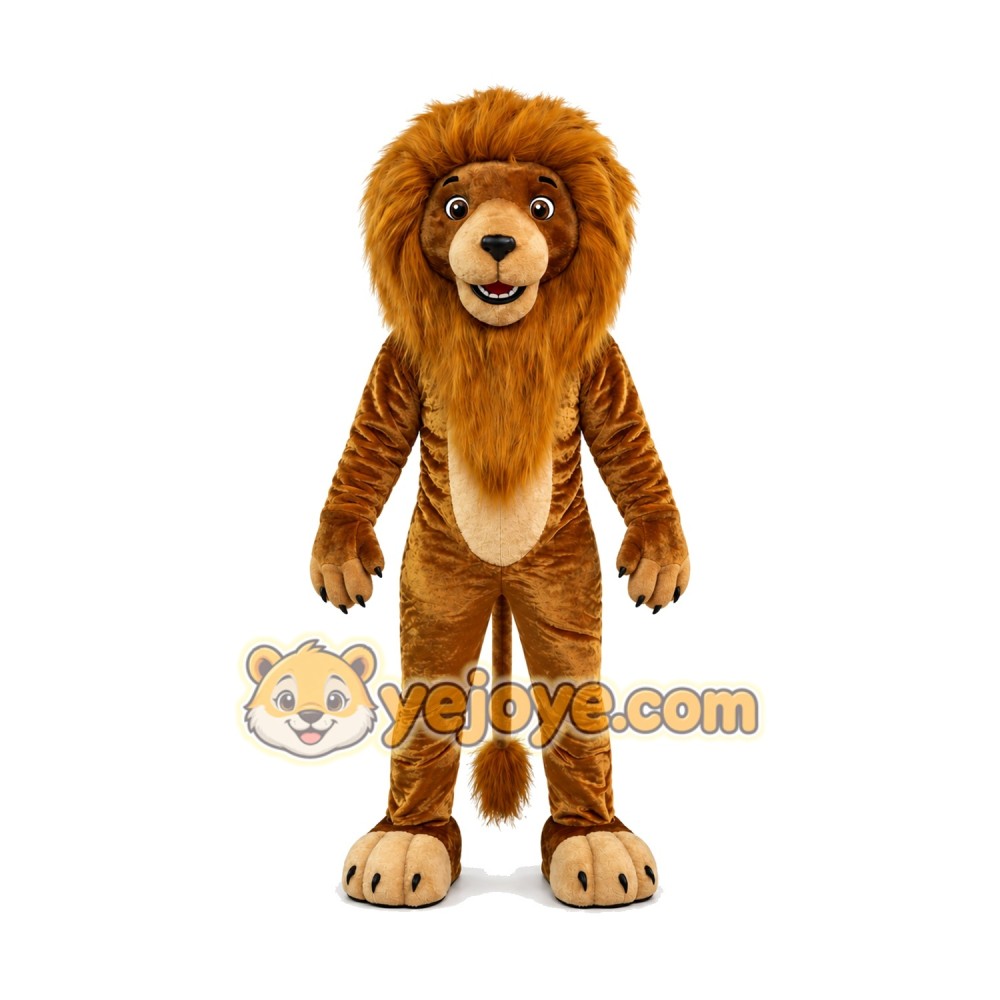 Realistic Adult Lion Mascot Costume Realistic Adult Lion Mascot Costume