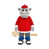 Realistic Hippo Mascot Costume Realistic Hippo Mascot Costume