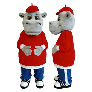 Realistic Hippo Mascot Costume