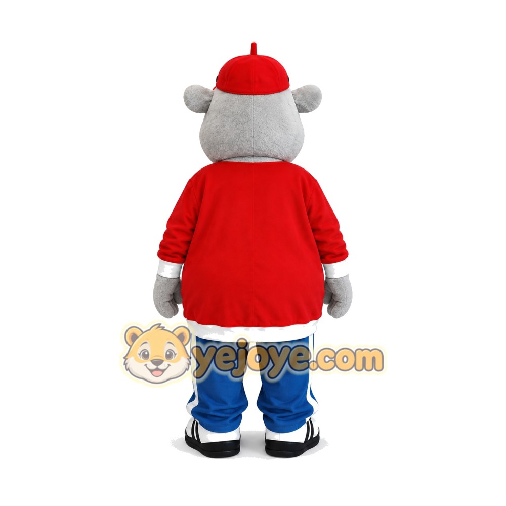 Realistic Hippo Mascot Costume Realistic Hippo Mascot Costume