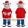 Realistic Hippo Mascot Costume