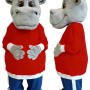 Realistic Hippo Mascot Costume