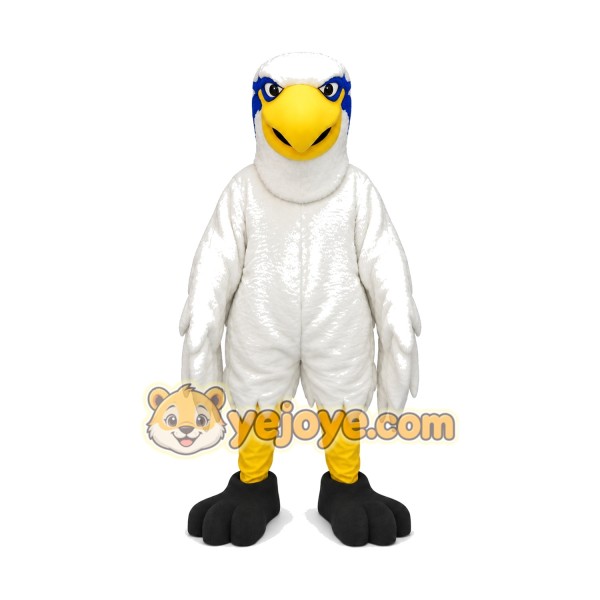 White Hawk Mascot Costume