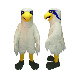 White Hawk Mascot Costume