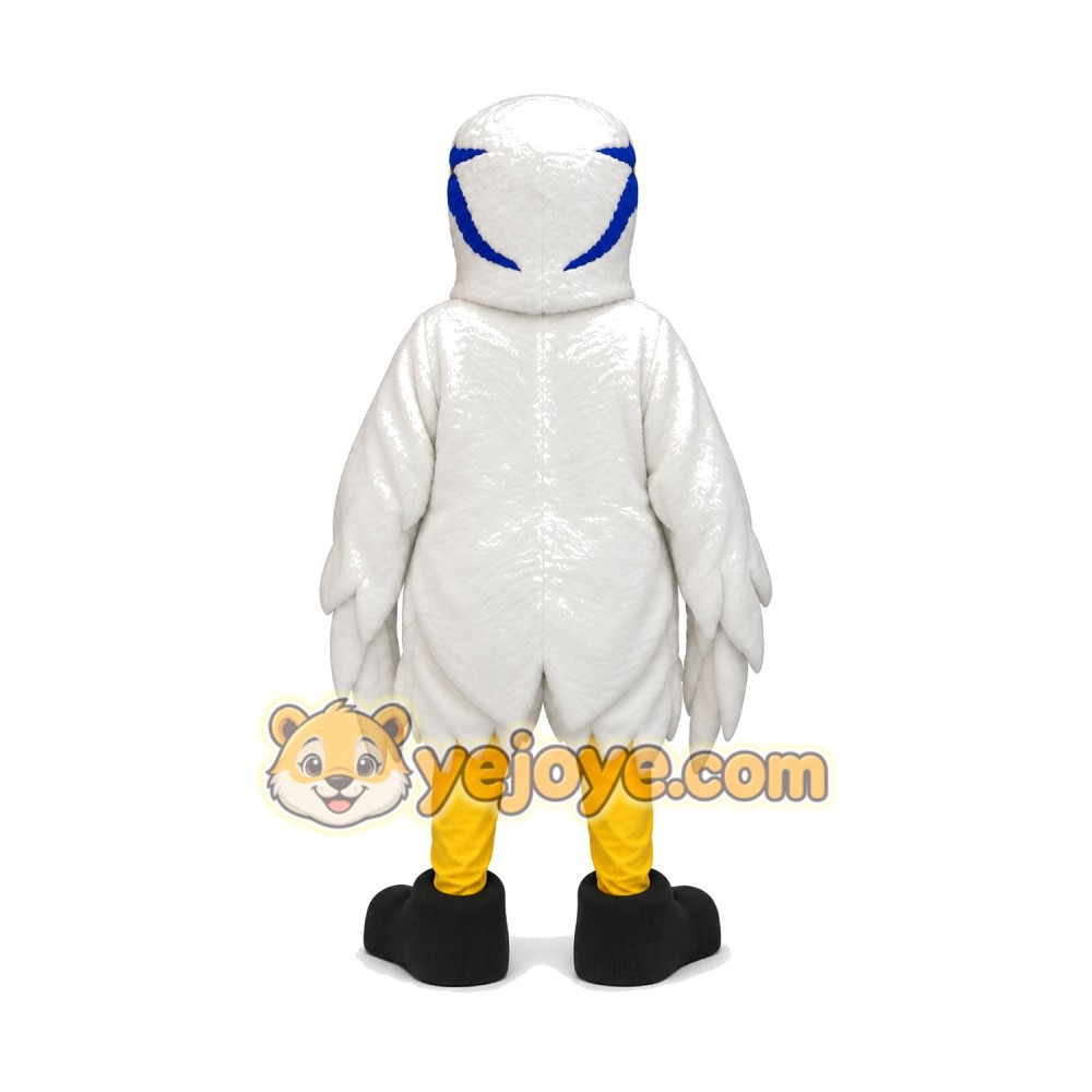 White Hawk Mascot Costume White Hawk Mascot Costume