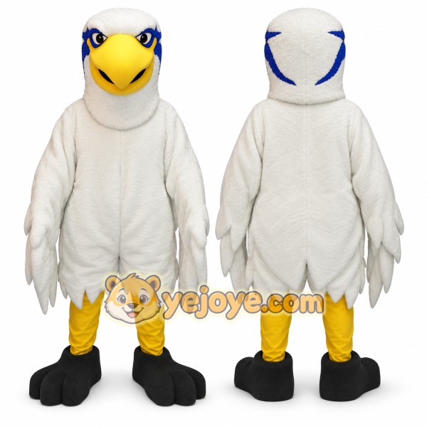 White Hawk Mascot Costume