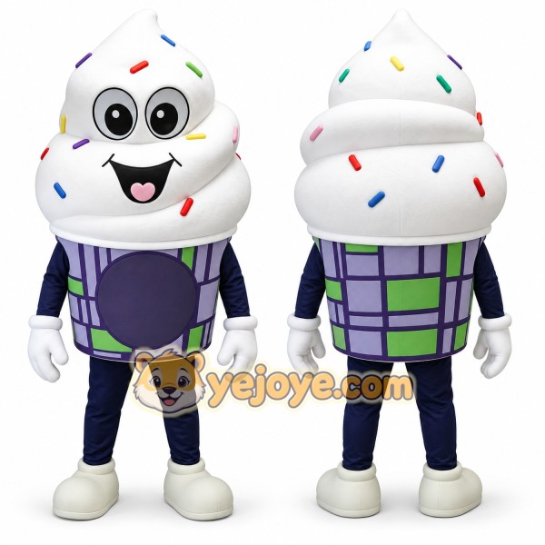 Ice Cream Mascot Costume