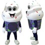 Ice Cream Mascot Costume