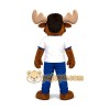 Happy Moose Mascot Costume Happy Moose Mascot Costume