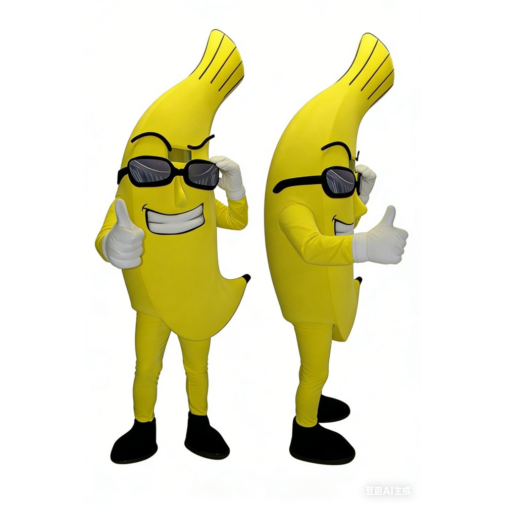 Happy Banana Mascot Costume