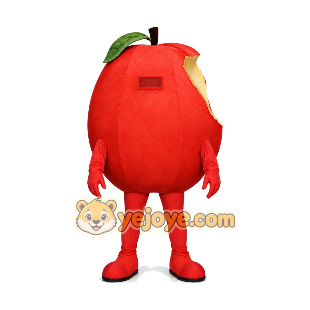 Red Apple Mascot Costume Red Apple Mascot Costume