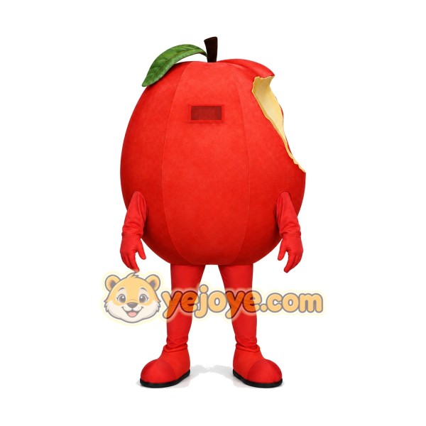 Red Apple Mascot Costume Red Apple Mascot Costume