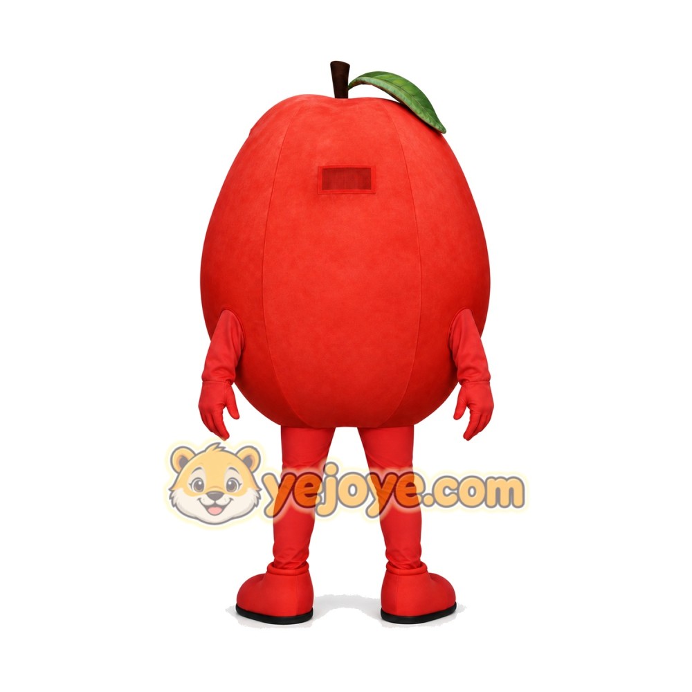 Red Apple Mascot Costume Red Apple Mascot Costume