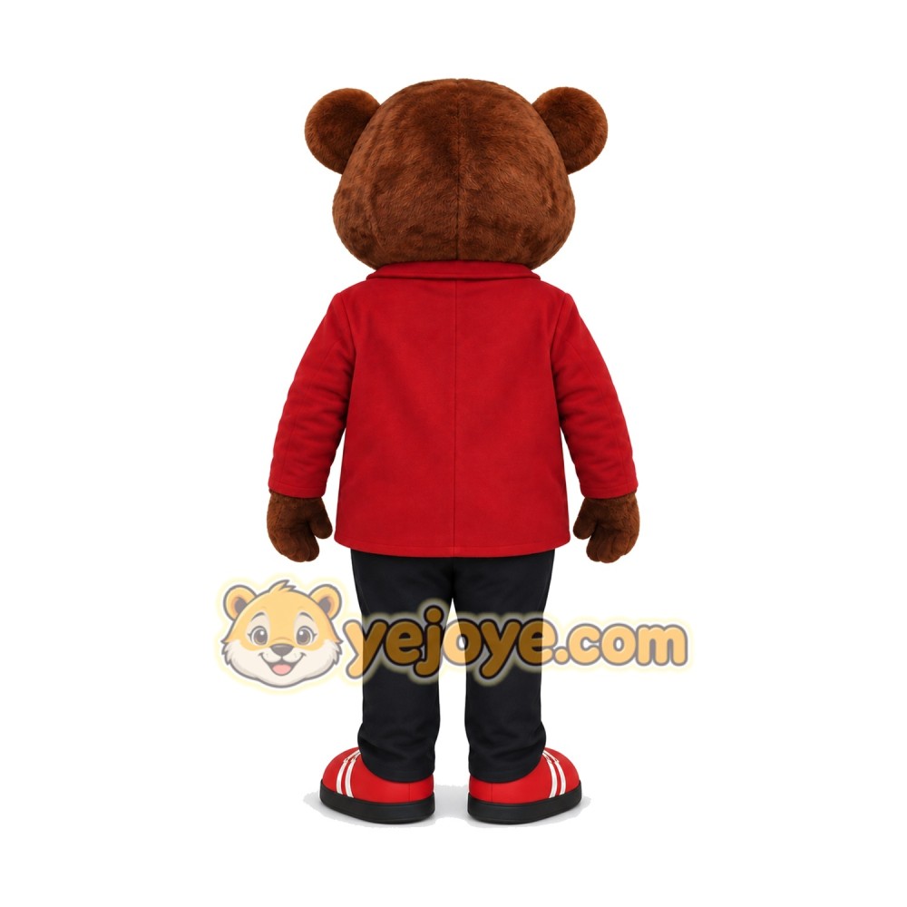Happy Brown Bear Mascot Costume Happy Brown Bear Mascot Costume