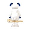 Happy White Dog Mascot Costume Happy White Dog Mascot Costume