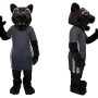 Realistic Sport Black Panther Mascot Costume