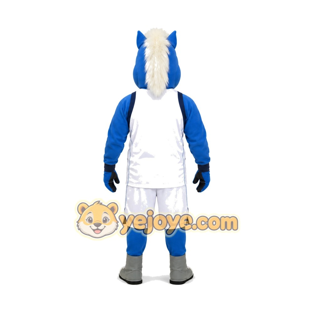 Sport Blue Horse Mascot Costume Sport Blue Horse Mascot Costume