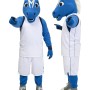 Sport Blue Horse Mascot Costume