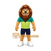 Happy Adult Lion Mascot Costume Happy Adult Lion Mascot Costume
