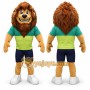 Happy Adult Lion Mascot Costume