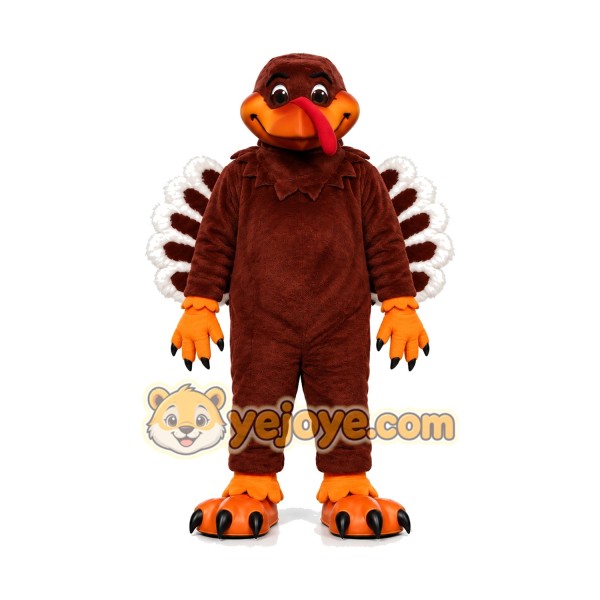 Realistic Turkey Mascot Costume Realistic Turkey Mascot Costume