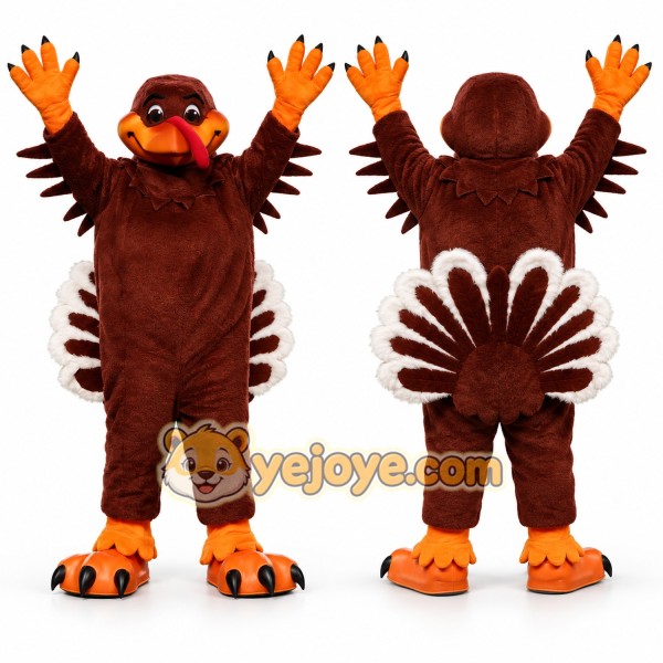 Realistic Turkey Mascot Costume