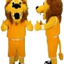 Happy Lightweight Lion Mascot Costume