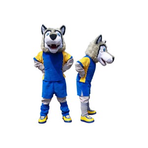 Sport Lightweight Wolf Mascot Costume