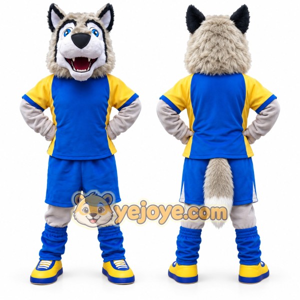 Sport Lightweight Wolf Mascot Costume