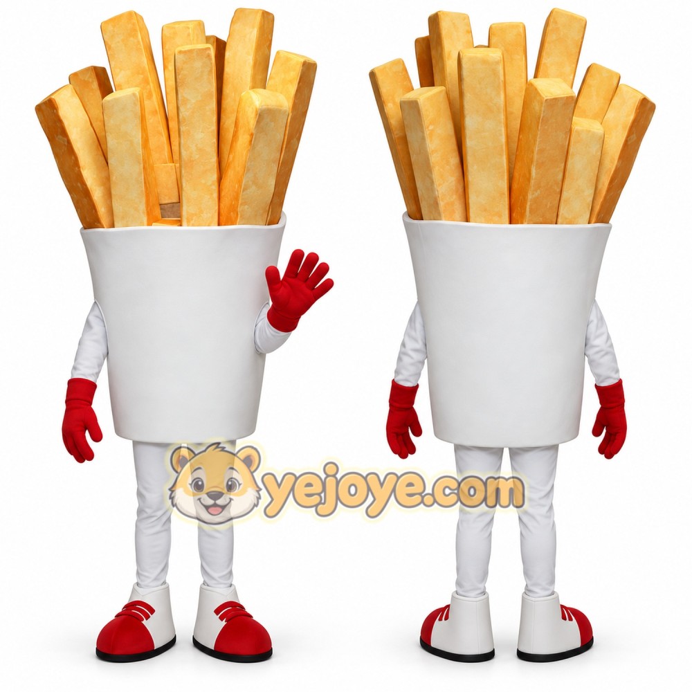 French Fries Mascot Costume