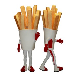 French Fries Mascot Costume