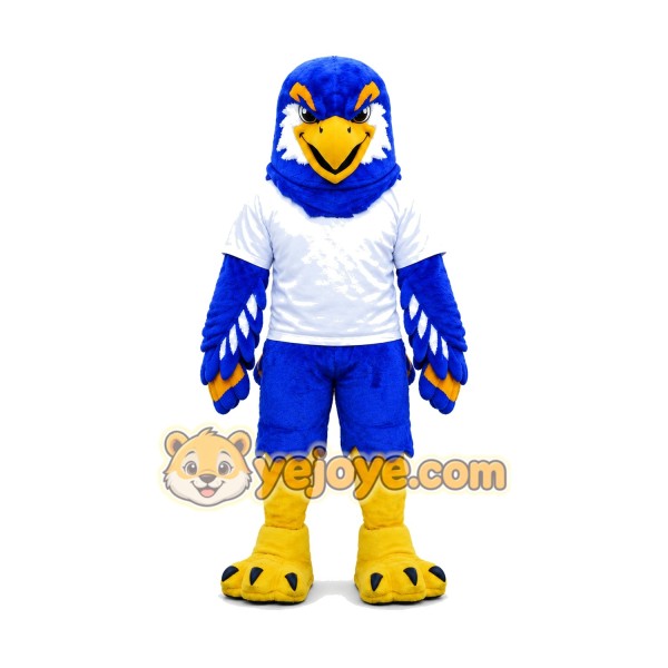 Blue Lightweight Eagle Mascot Costume