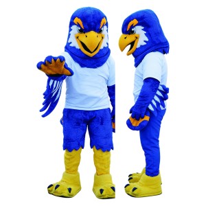 Blue Lightweight Eagle Mascot Costume