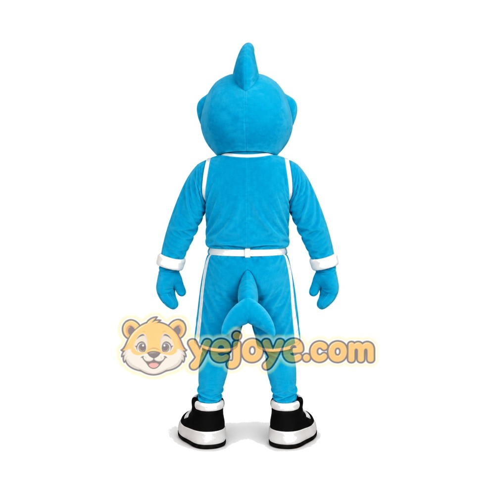 Blue Shark Mascot Costume Blue Shark Mascot Costume