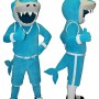 Blue Shark Mascot Costume