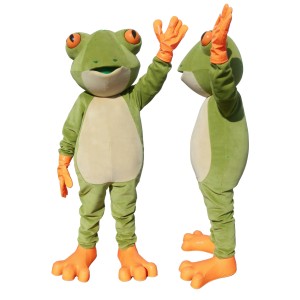 Realistic Frog Mascot Costume