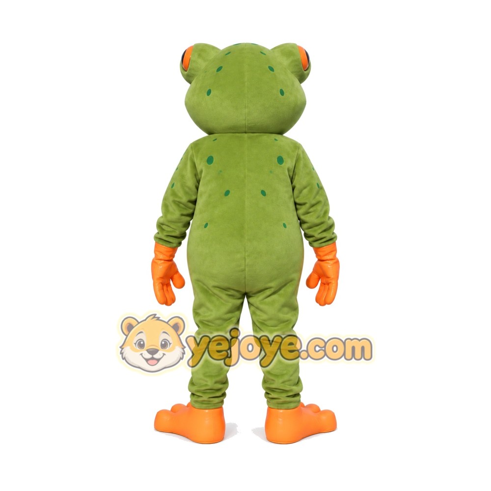 Realistic Frog Mascot Costume Realistic Frog Mascot Costume